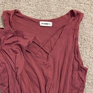 Eesome Women's Deep pink maxi dress